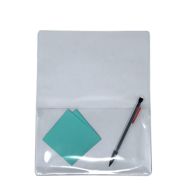 Springloaded Metal 2-Pocket Clipboard Pocket Sheet Protector
