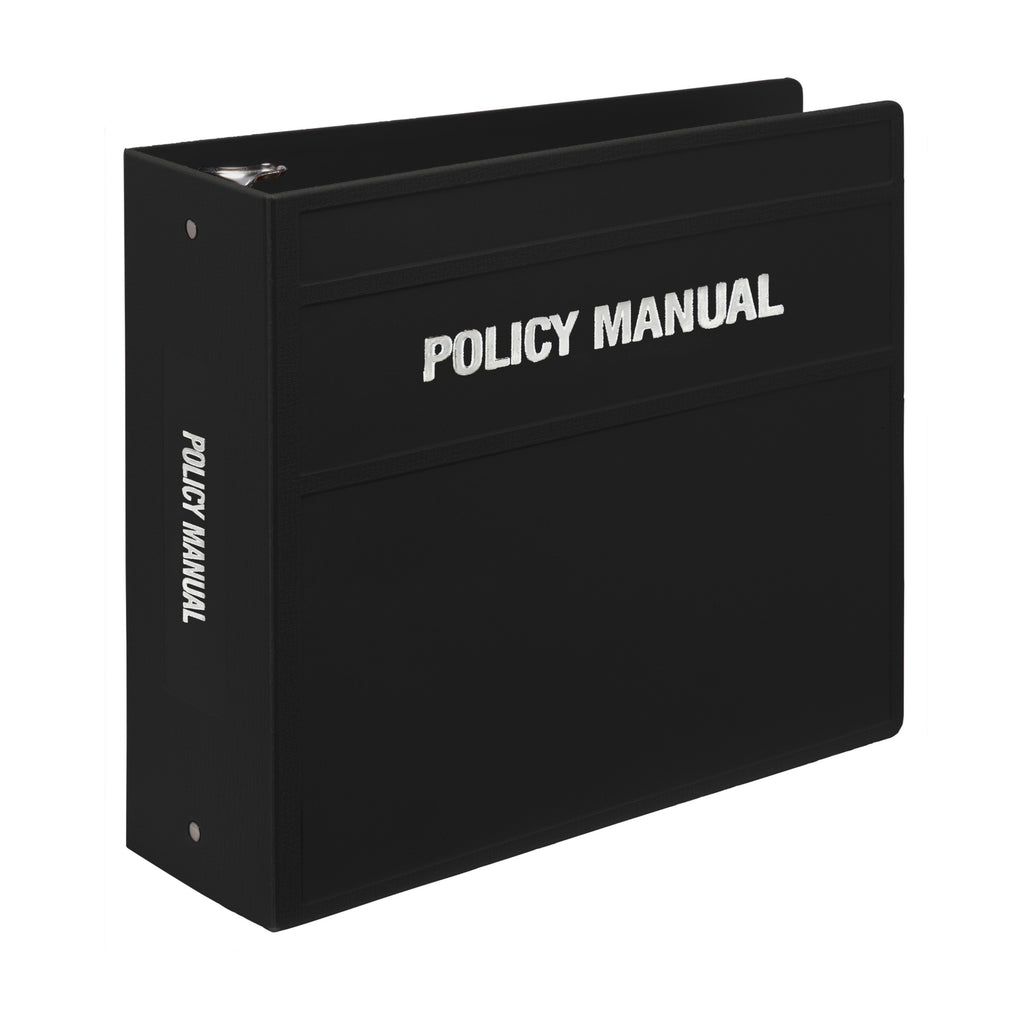 Side Opening Heavy Duty 3-Ring Binder for Policy Manuals
