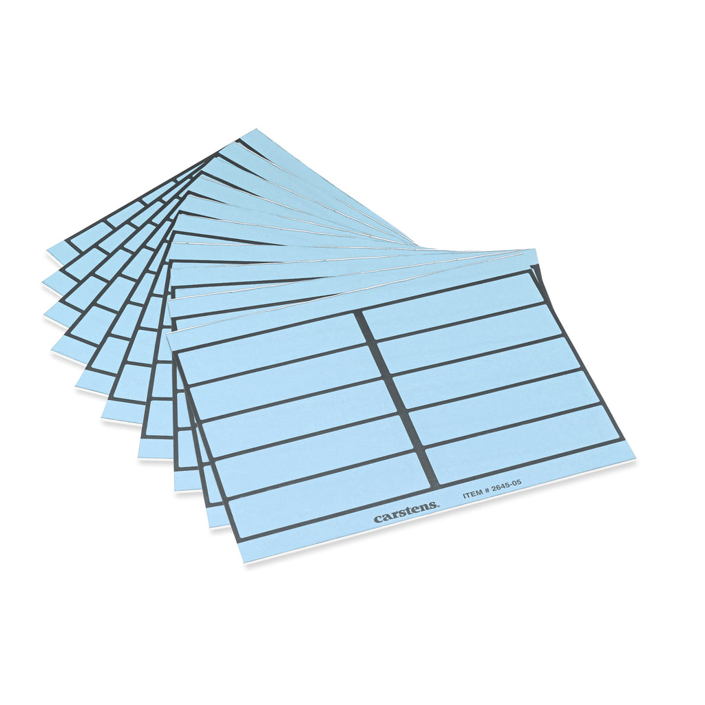 Printable Self Adhesive Labels for 1.5 to 4" Ring Binder Spines