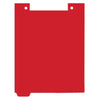 Blank Letter-Size Clipboard Dividers, Red, Tab 1
