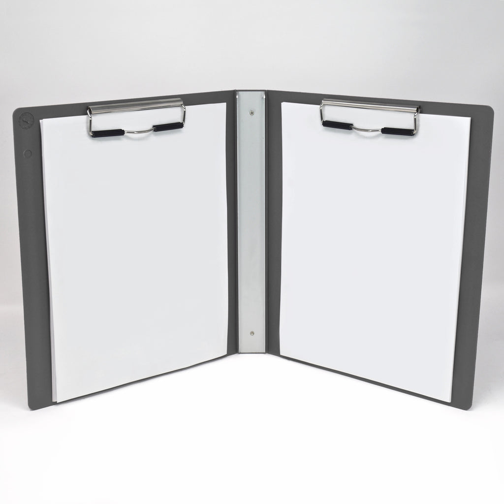 Double-Sided Heavy Duty Book Style Clipboard with Cover