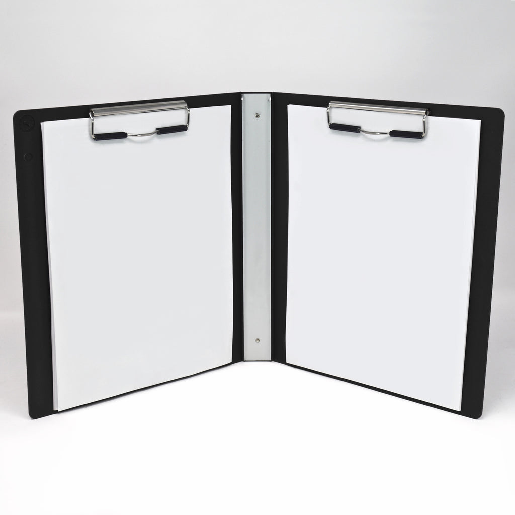 Double-Sided Heavy Duty Book Style Clipboard with Cover
